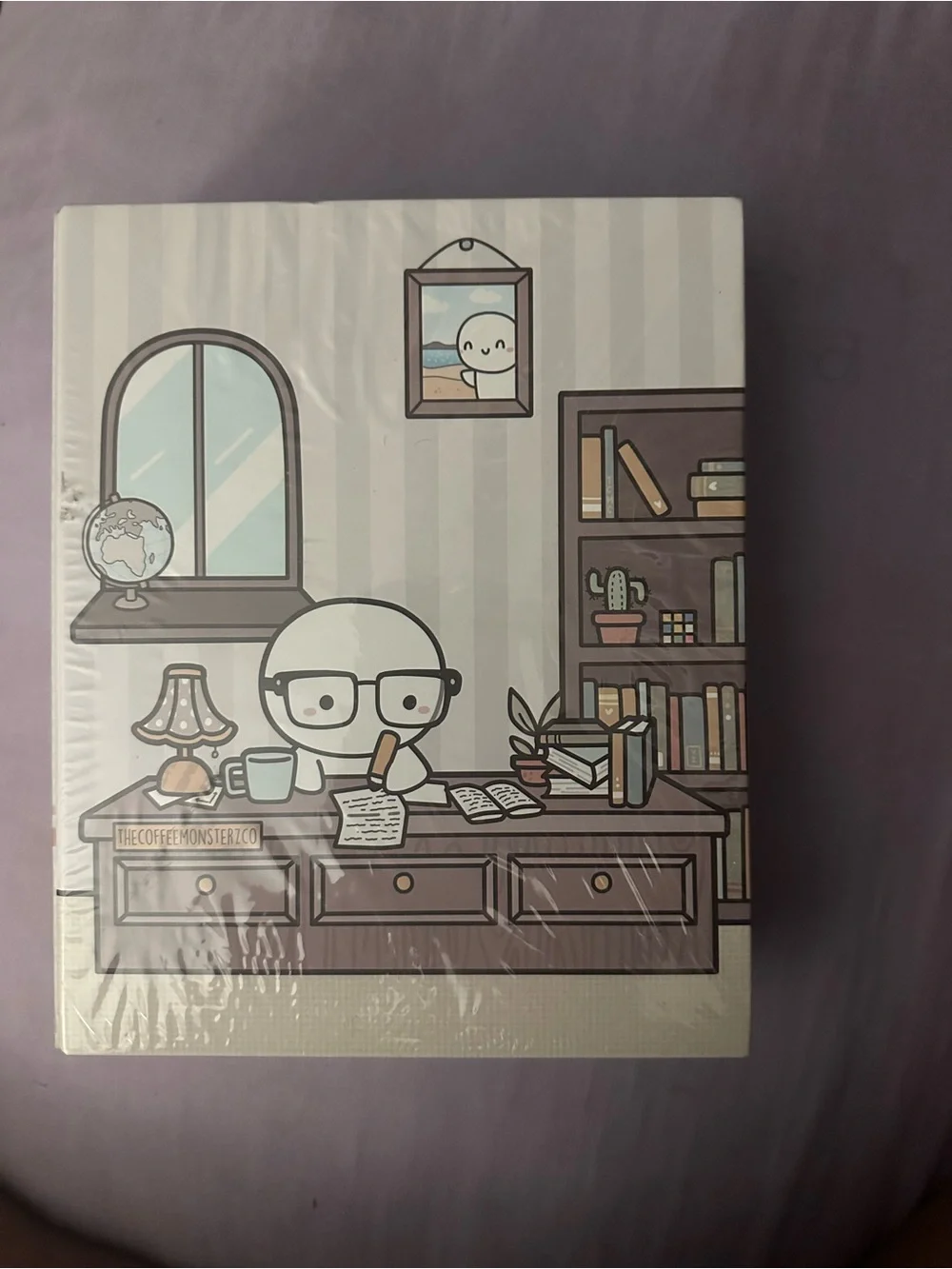 TCMC Cute Desk Cartoon sticker Notebook White Illustration asf washi